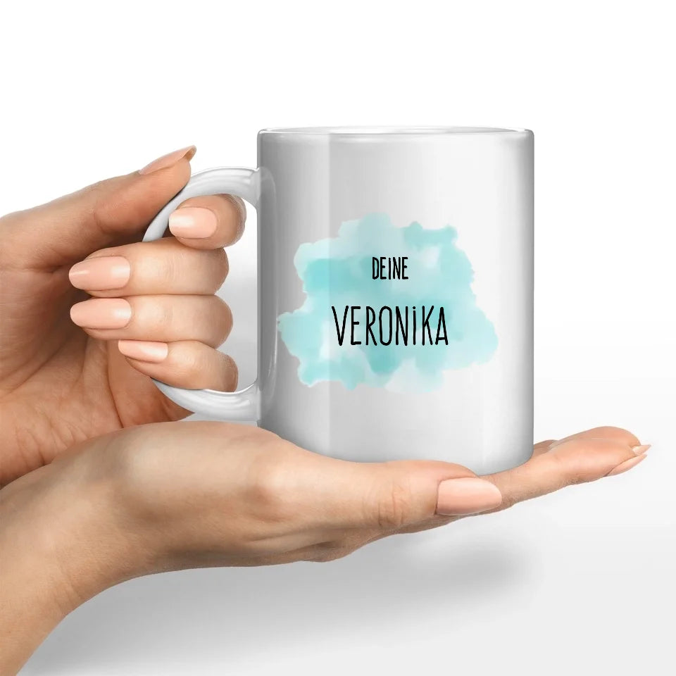 Motivtasse Vatertag "hübsche Tochter"