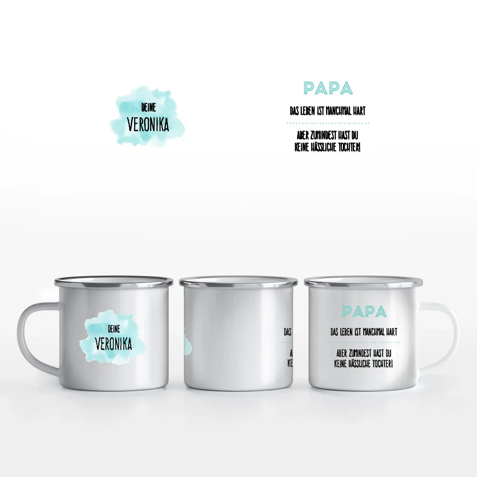 Motivtasse Vatertag "hübsche Tochter"