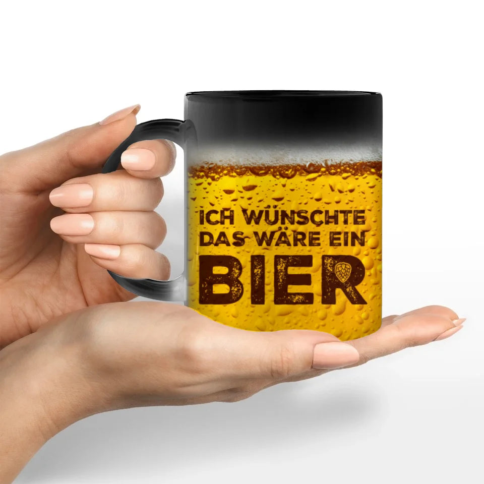 Motivtasse "Wunsch-Bier"