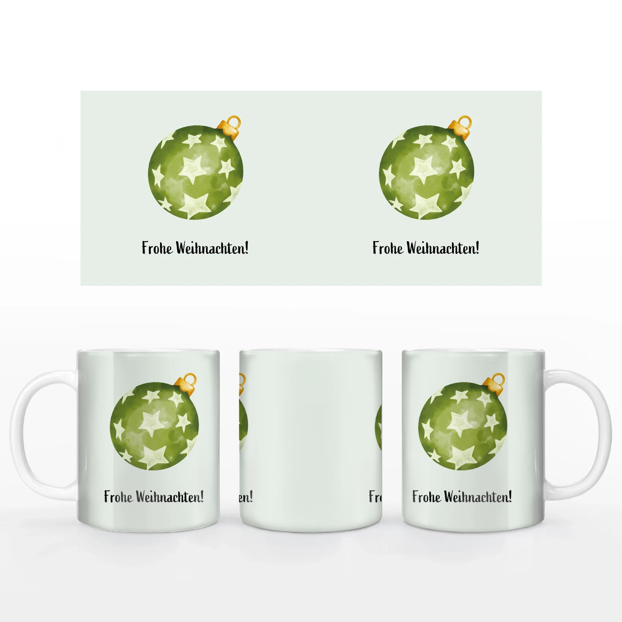 Motivtasse "Christbaumkugel"