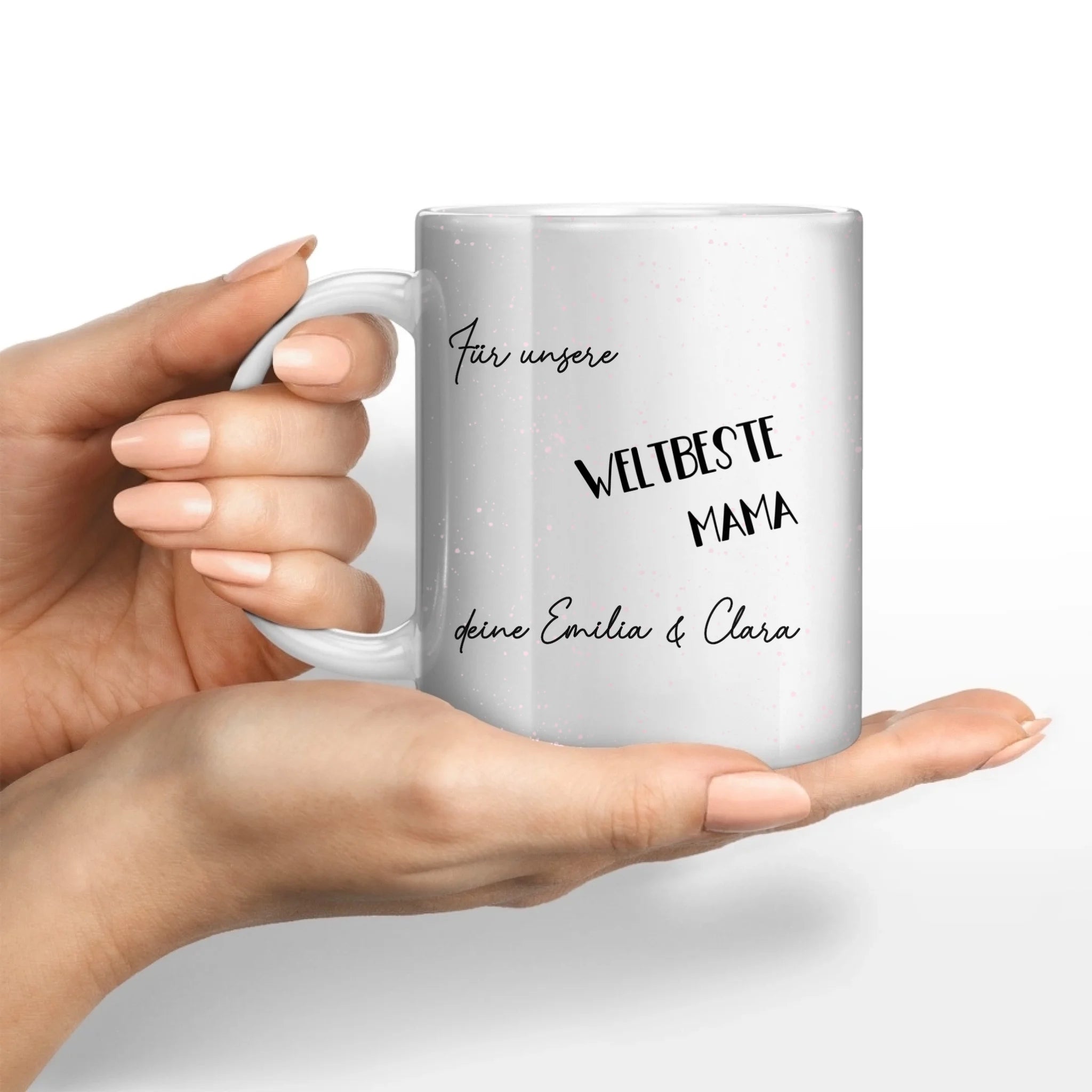 Fototasse Muttertag "Blümchen Herz"