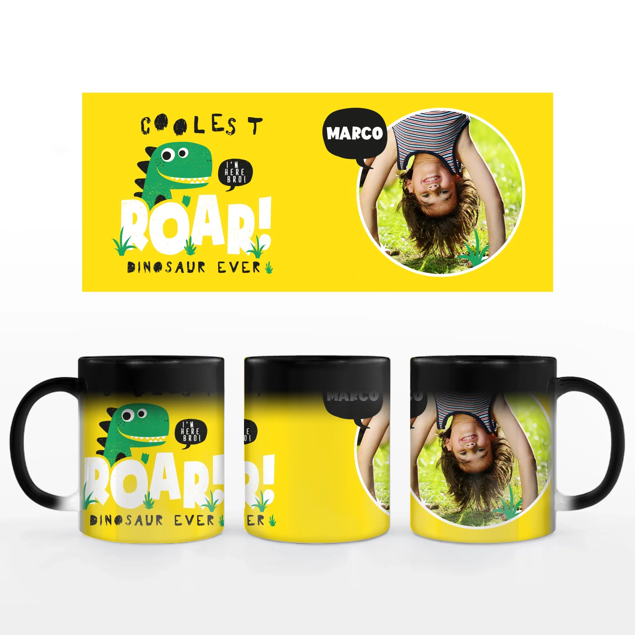 Motivtasse "Dino"