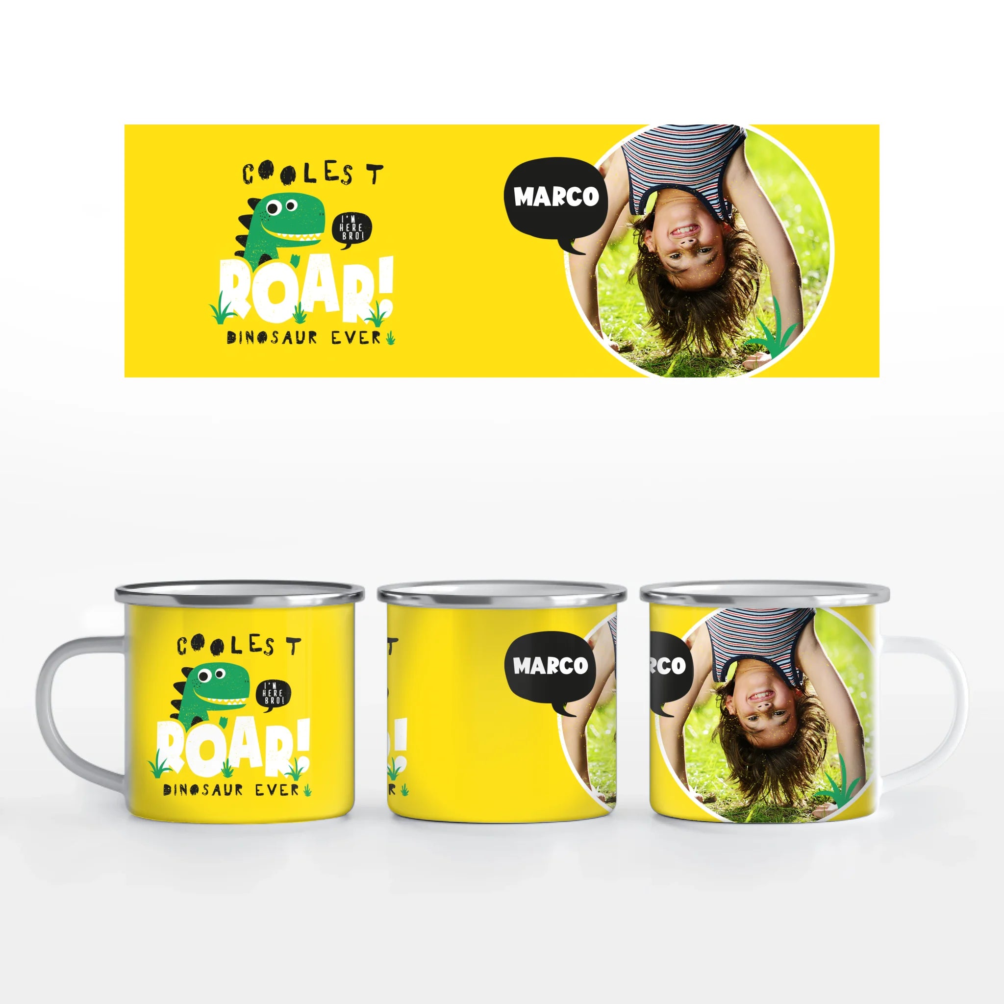 Motivtasse "Dino"
