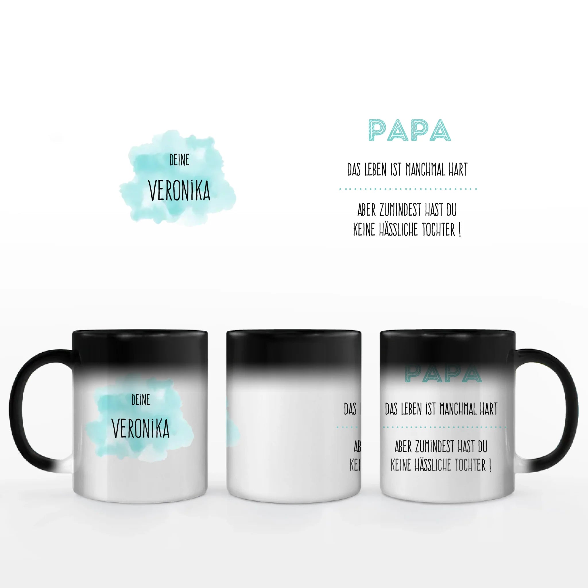 Motivtasse Vatertag "hübsche Tochter"