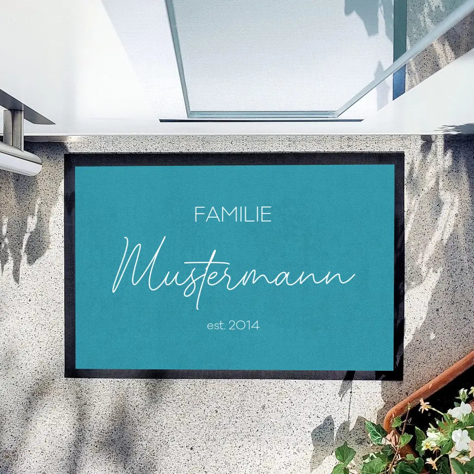 Fußmatte "Familienname"