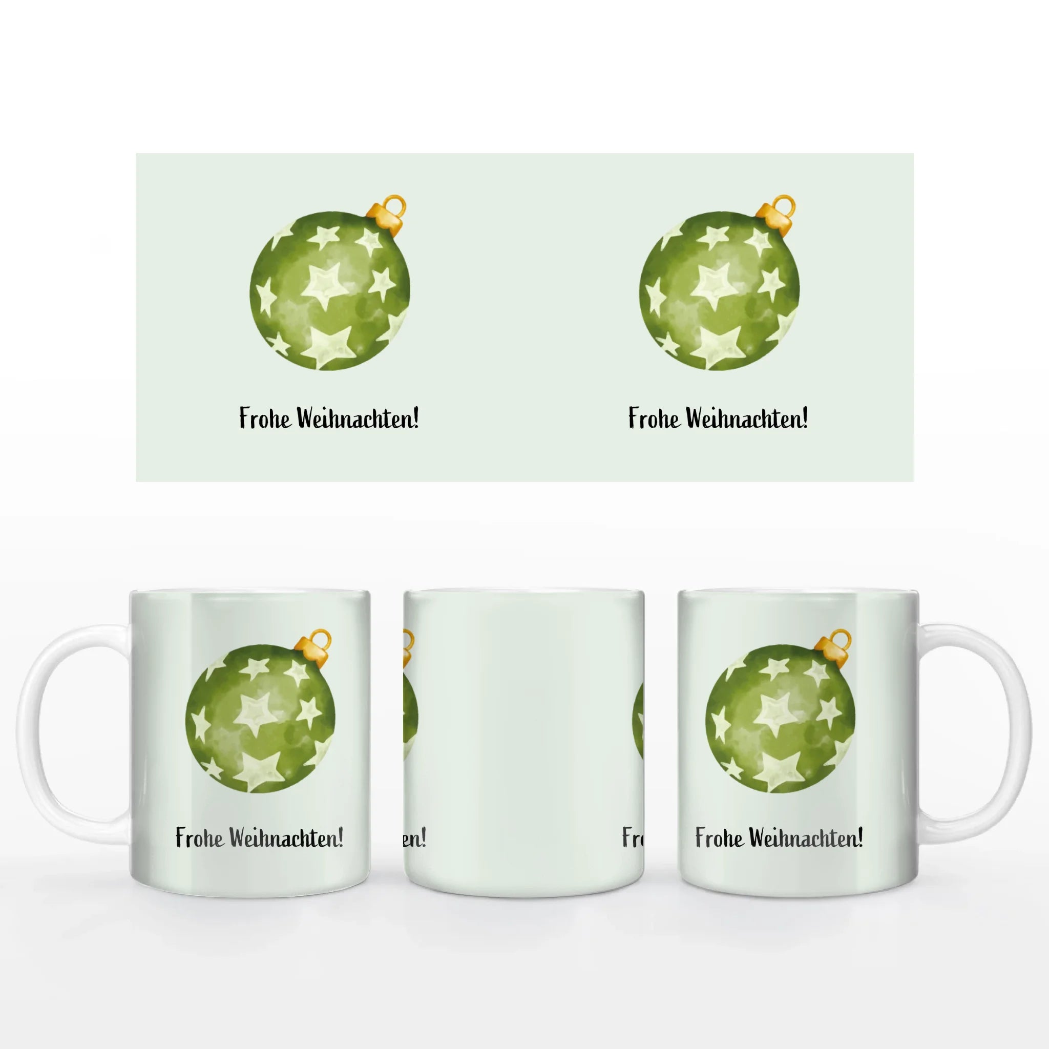 Motivtasse "Christbaumkugel"