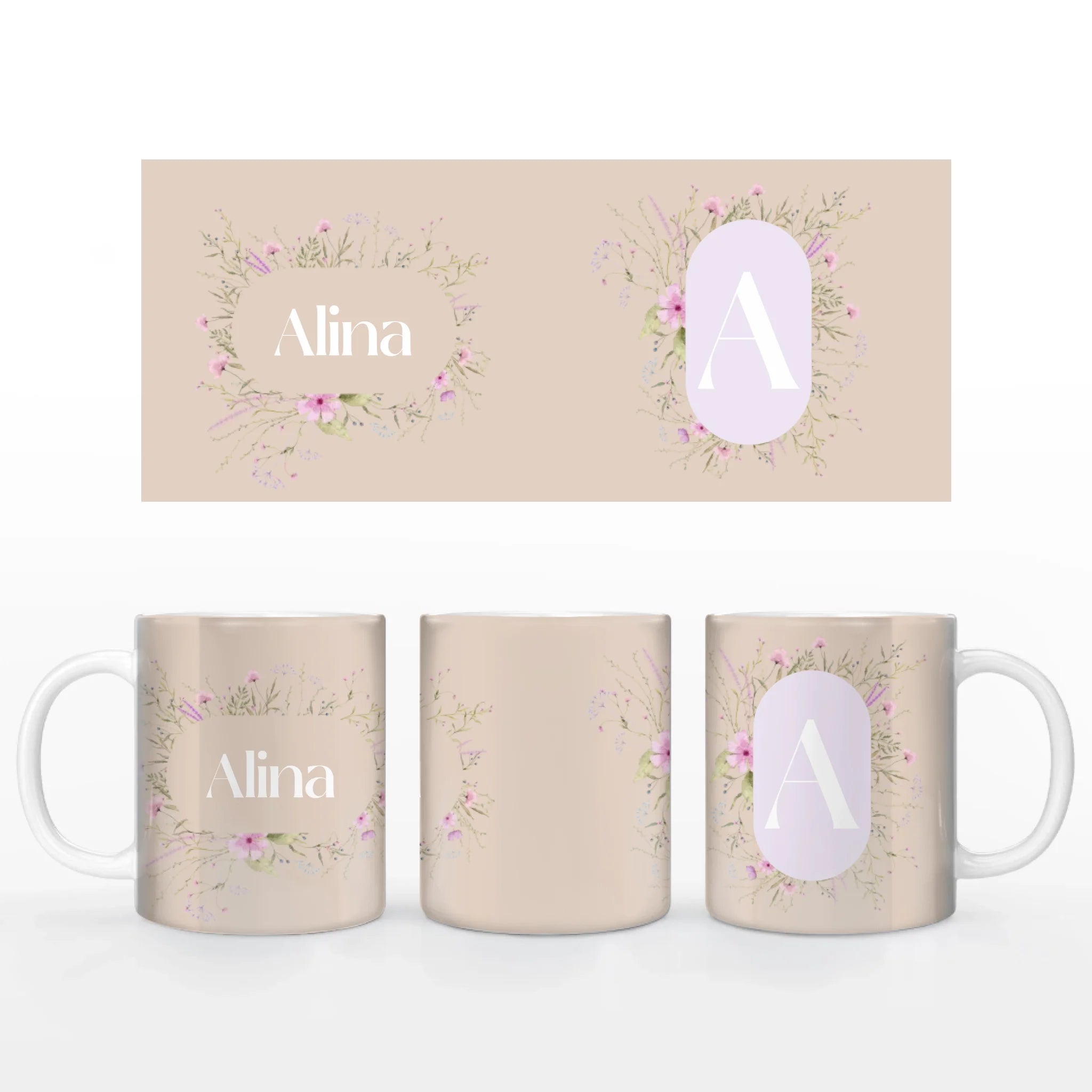 Motivtasse "Letter Style"