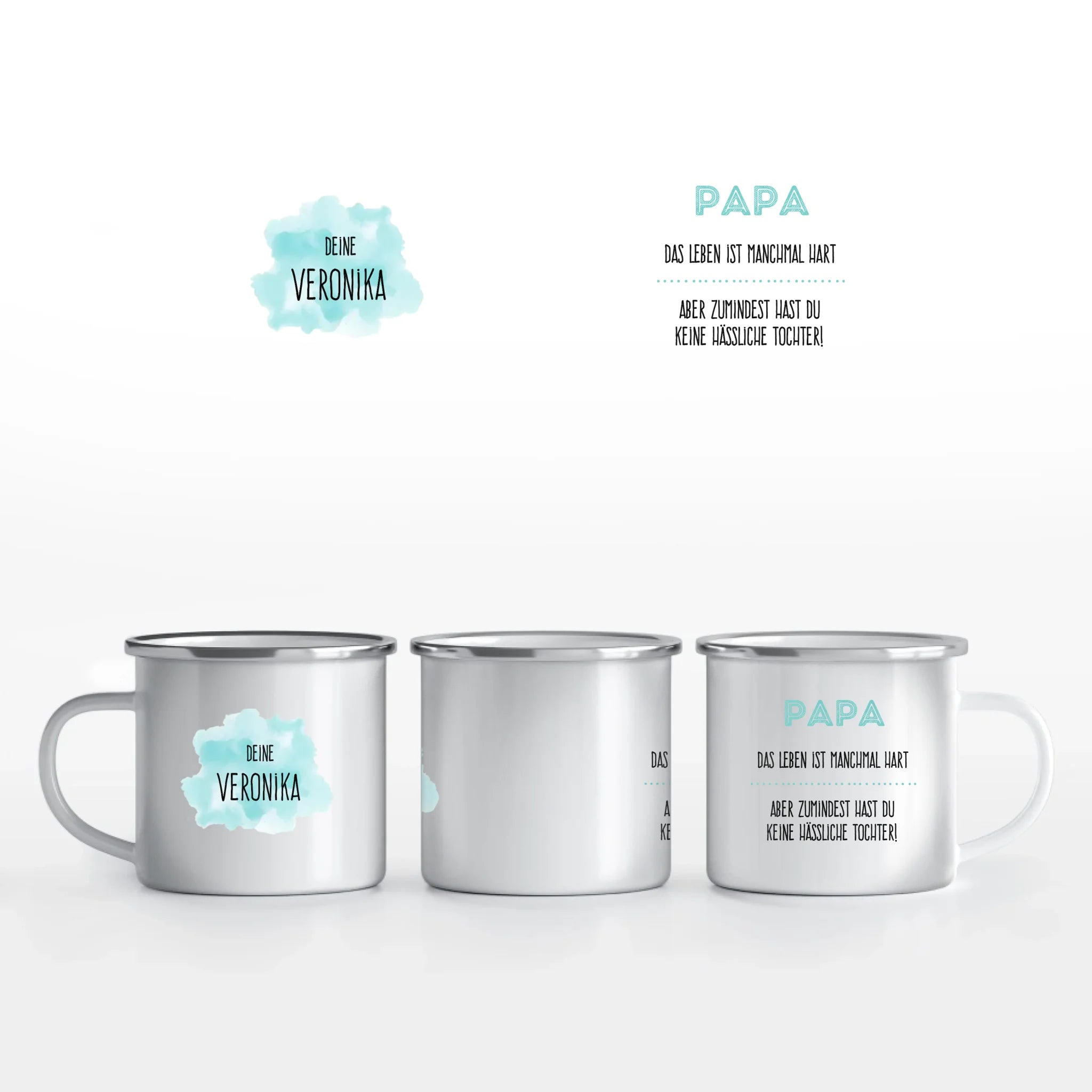 Motivtasse Vatertag "hübsche Tochter"