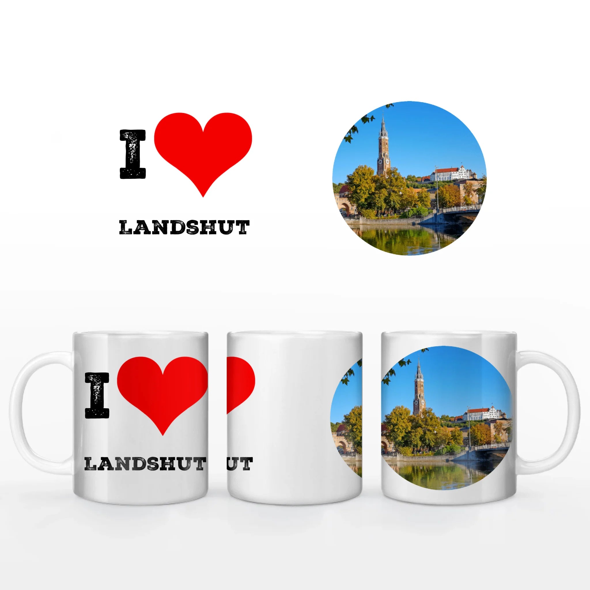 Motivtasse "I Love"